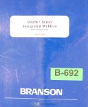 Branson-Branson 9001 WT SEries Integrated Welders 1.11 up, Installation Connections SEtup Operations Programming Manual 1995-9001-9001WT-01